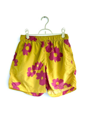 Urban Outfitters Pink and Yellow Floral Shorts